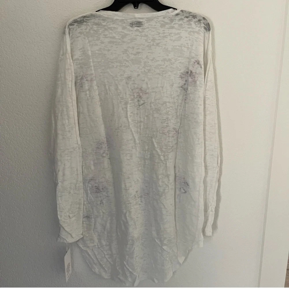 Lauren Moshi La Bayle Burnout Flamingo Tee sold at Revolve - Picture 3 of 3